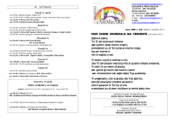 Foglietto Settimanale (.pdf) - Parrocchia Santa Maria Assunta