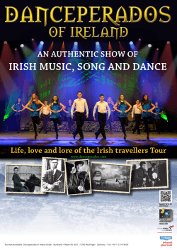An AuThenTIc show of IRIsh MusIc, sonG AnD DAnce