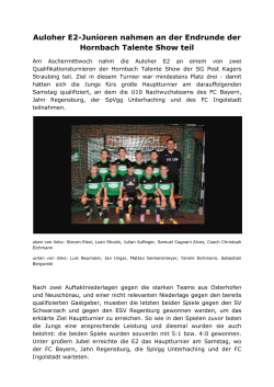 Fußball (Junioren) - TSV Landshut