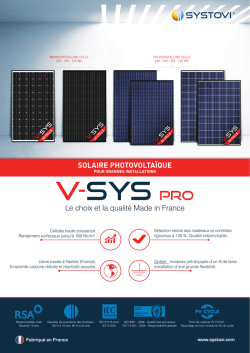 Plaquette V-SYS Pro &ndash; FR
