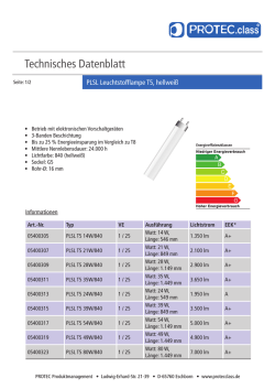 Datenblatt PLSL T5