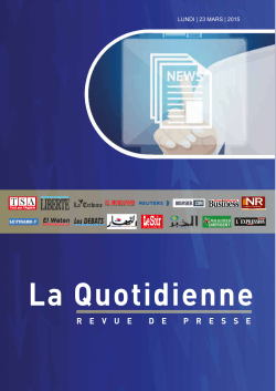 La Quotidienne 23 MARS 2015 - A.Sa - Ac.com