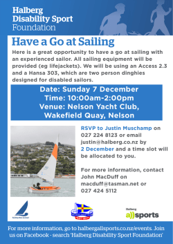 Have a Go at Sailing