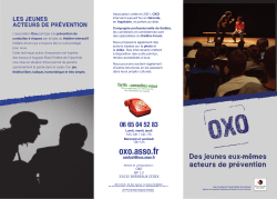 la plaquette OXO - Collège de Morcenx