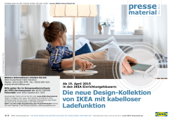 Die neue Design-Kollektion von IKEA mit - Ikea