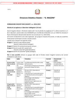 Organizzazione e calendario Mazzini Terni (PDF)