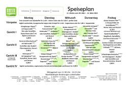11. Woche 2015 Speiseplan Eggers Catering - eggers
