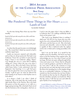 She Pondered These Things in Her Heart (see Lk 2:51