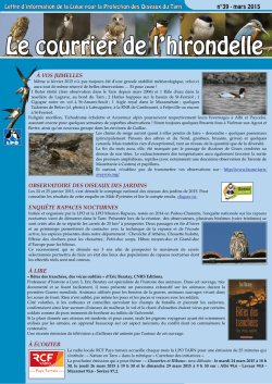 "Le courrier de l`Hirondelle" n°39