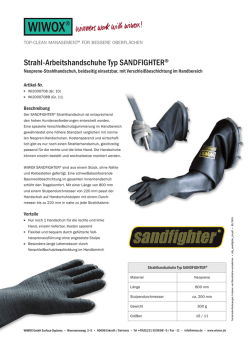 Strahl-Arbeitshandschuhe Typ SANDFIGHTER®