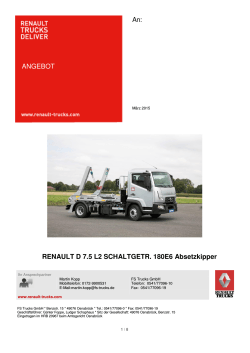 klicken für ein Beispielangebot Renault D7,5