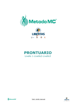 Prontuario Metodo MC - Sostanze professionali