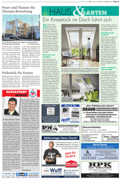 Haus & Garten.indd - Holsteiner Allgemeine
