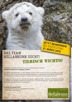 2 Bereichsleiter/innen Tierpflege