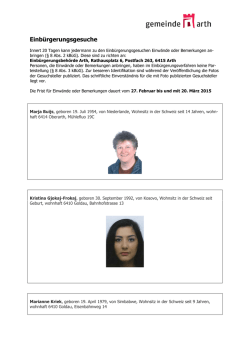 Einb&uuml;rgerungsgesuche
