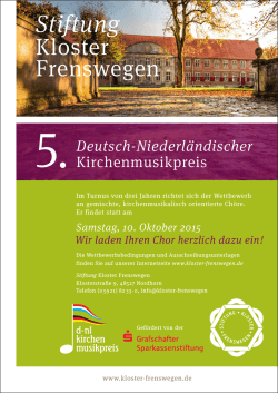 Stiftung - Kloster Frenswegen