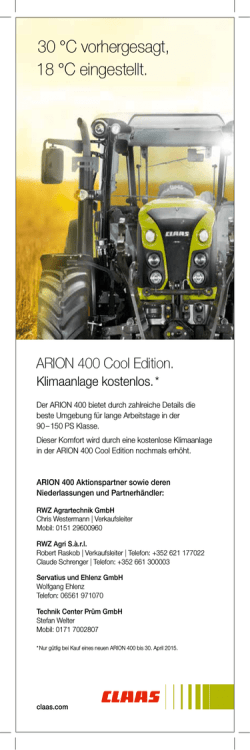 AZ-Arion - RWZ Agri S.à rl