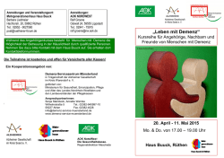 Infos - Alzheimer Gesellschaft im Kreis Warendorf e.V.