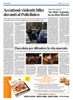 Fiaccolata per difendere la vita nascente