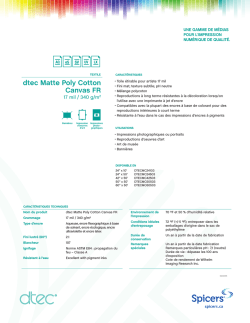 dtec Matte Poly Cotton Canvas FR