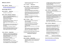 Internationaler Workshop am ZALF