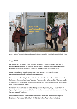 Gruppe OCHO Die anfangs acht (spanisch. &bdquo;Ocho