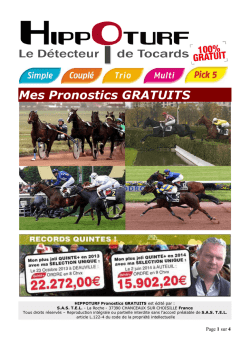 HIPPOTURF Pronos Gratuits