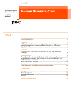 Human Resource News