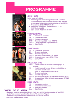 dossier de presse