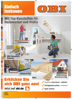 PDF öffnen - OBI Baumarkt Franken