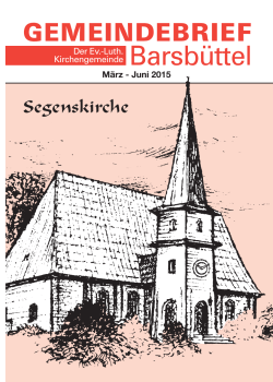 GEMEINDEBRIEF - Ev. Kirche Barsbüttel