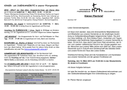 Pfarrbrief Nr. 187