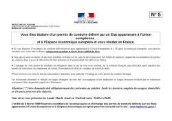 Echange d`un permis de conduire d&eacute;livr&eacute; par un Etat de l`UE ou l`EEE