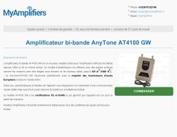 Amplificateur bi-bande AnyTone AT4100 GW