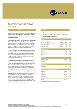 Morning Coffee News - Information Performance AG
