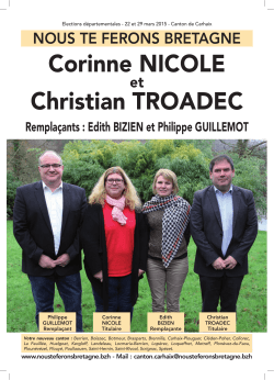 Corinne NICOLE Christian TROADEC