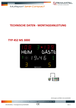 ID452MS3000_A - Montageanleitung 452MS3000 - Sport
