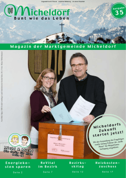 Micheldorf, Gemeindezeitung, März 2015