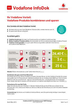 InfoDok 552: Vodafone Vorteil: Vodafone