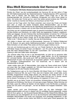 11Ü40HNM Endrunde Pressebericht