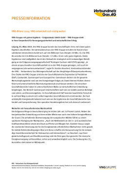presseinformation - VNG Verbundnetz Gas AG