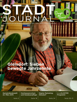 JOURNAL - Gleisdorf