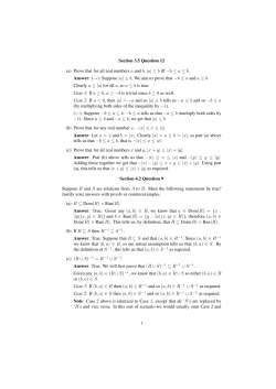Section 3.5 Question 12 (a) Prove that for all real numbers a and b