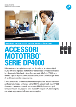 ACCESSORI MOTOTRBO™ SERIE DP4000