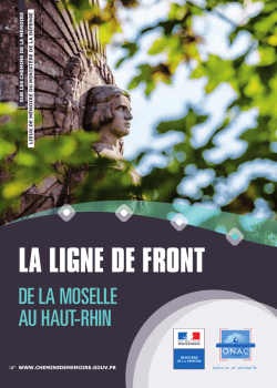 LA LIGNE DE FRONT - Chemins de Mémoire
