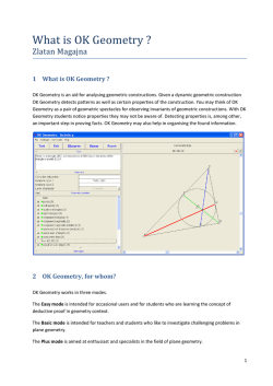 What is OK Geometry ?