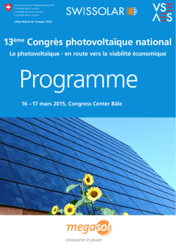 Ici vous trouverez le programme