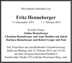 Fritz Henneberger