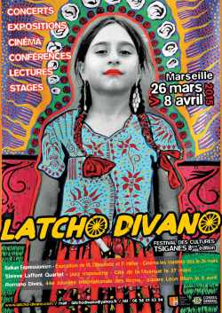 Brochure 2015 du festival Latcho Divano (pdf)
