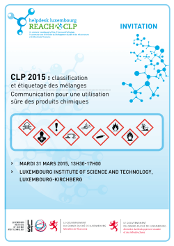 Flyer d`invitation - Luxembourg Institute of Science and Technology